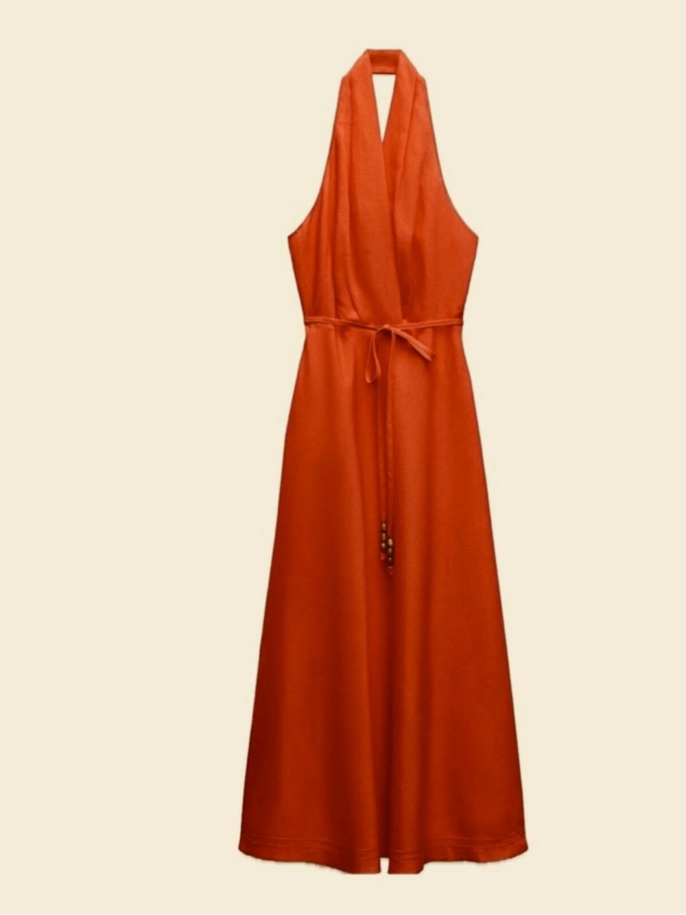 🌎 Zara Halter Dress